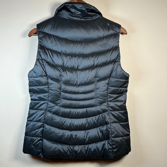 The North Face Womens 550 Down Fill Vest Sleeveless Puffer Jacket Black - Picture 2 of 8